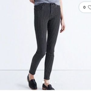 Madewell 9” High Riser Skinny Railroad Stripe Limited Edition Jeans 29